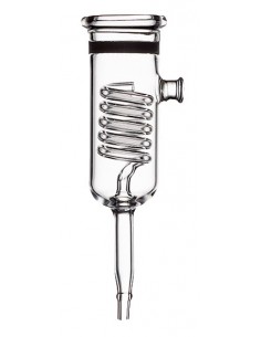 Glass CO2 Diffuser with spiral bubble counter M