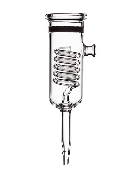 Glass CO2 Diffuser with spiral bubble counter M