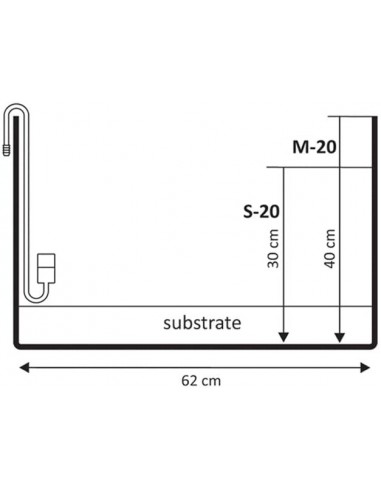 Stainless CO2 diffuser M 20
