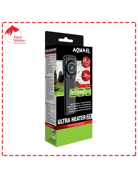 Termostato inquebravel ultra heater 25W eletrónico AQUAEL