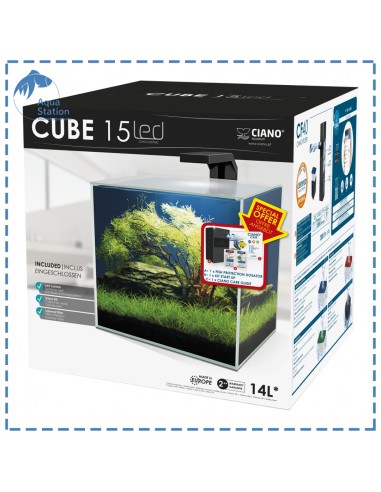 Cubo Ciano (c/filtro e iluminação)